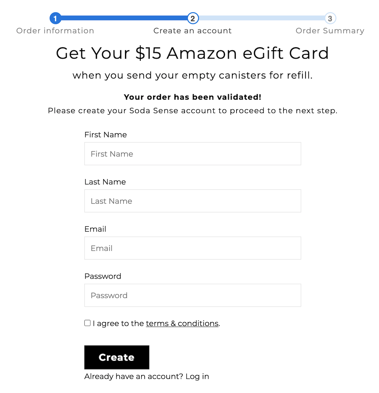 How do I get my 15 Amazon Gift Card?
